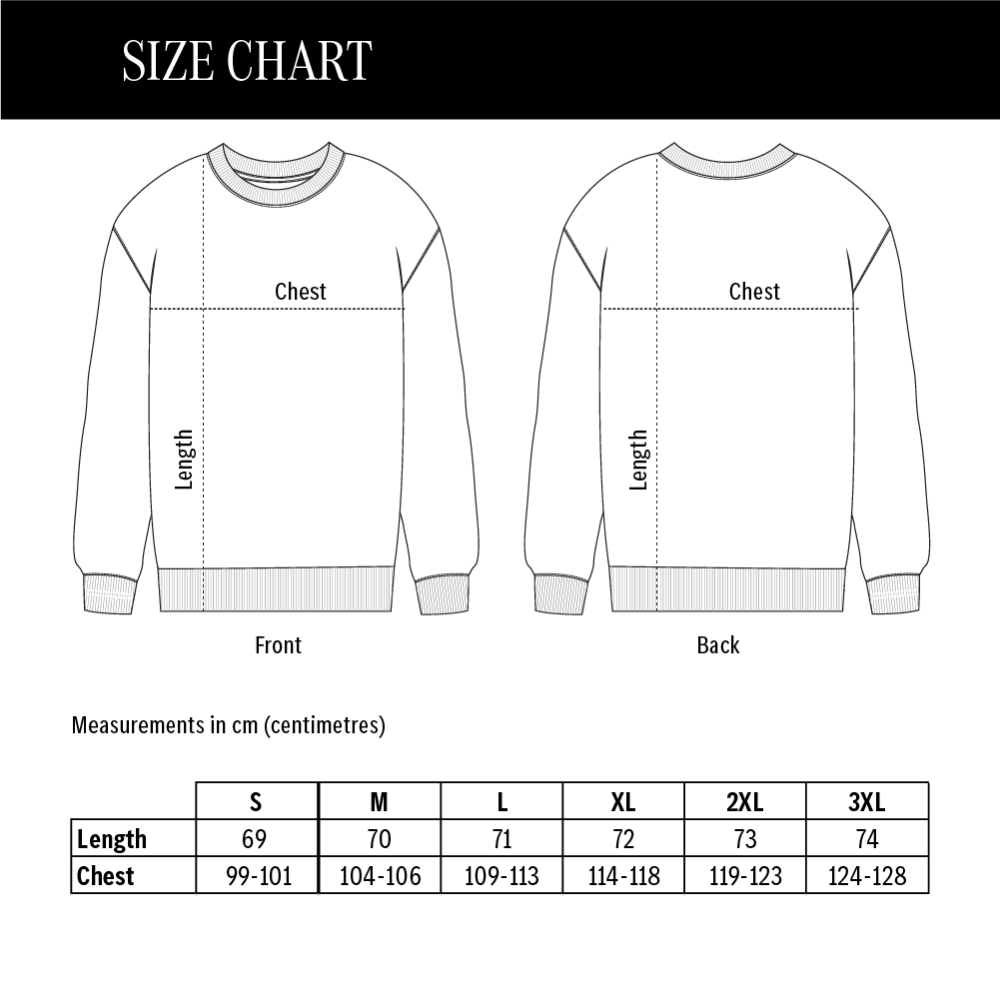 Größentabelle Original Unimog Festtagspullover uni0047