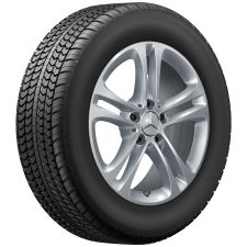 Original Mercedes-Benz Winterkomplettradsatz 205/55 R17 91H Hankook Winter i*cept evo2 MO DOT 2022 A-Klasse 177 B-Klasse 247 CLA 118 Q440143110180G12022