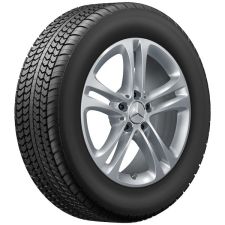 Original Mercedes-Benz Winterkomplettradsatz 215/65 R17 99H Michelin Pilot Alpin 5 MO GLA H247 GLB X247 Q440301510880G2 Q440301510890G2