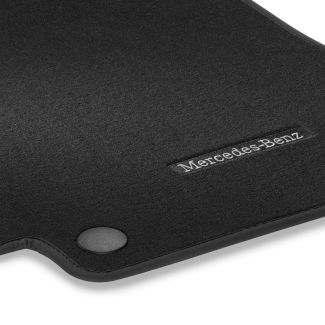 Original Mercedes-Benz Fußmattensatz 3-teilig Velours Classic schwarz EQS X296 A29668098059J74