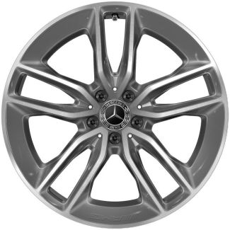 Original Mercedes-Benz AMG Alufelge 8 J x 20 ET 10 tremolit-metallic glanzgedreht CLS 53 AMG C257 Vorderachse A25740131007X44
