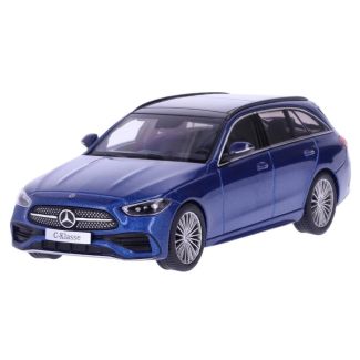 Original Mercedes-Benz Modellauto C-Klasse S206 T-Modell blau 1:43 B66960640