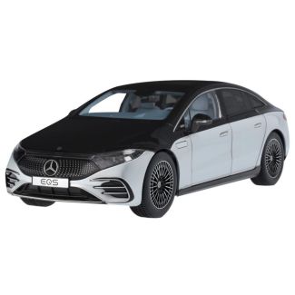 Original Mercedes-Benz Modellauto EQS V297 Limousine mit Beleuchtung obsidianschwarz 1:18 B66960575