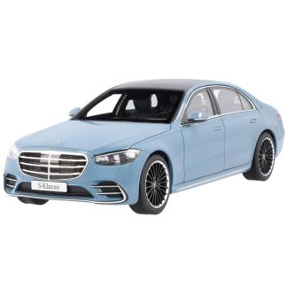 Original Mercedes-Benz Modellauto S-Klasse Limousine Langversion V223 MANUFAKTUR vintageblau uni 1:18 B66960828