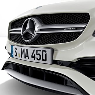 Original Mercedes-Benz Kühlergrill A45 AMG Design silberchrom A-Klasse 176 Facelift