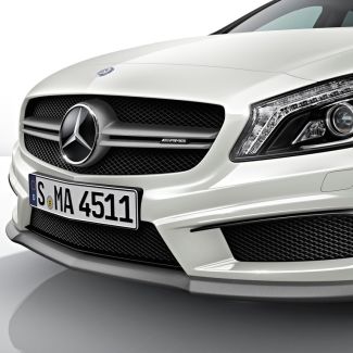 Original Mercedes-Benz Kühlergrill A45 AMG Design titangrau A-Klasse 176 Vor-Facelift