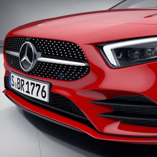 Original Mercedes-Benz Diamantgrill Pins in chrom A-Klasse 177