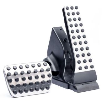 Original Mercedes-Benz Sportpedalanlage aus Edelstahl mit Gumminoppen Automatikgetriebe GLC 253 A2533001700