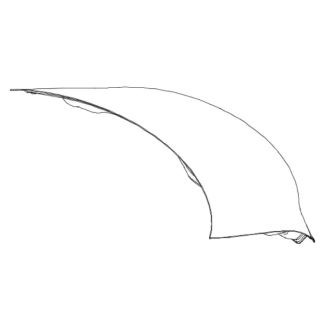 Original Mercedes-Benz Heckklappe CLA C117 Coupé A1177500075