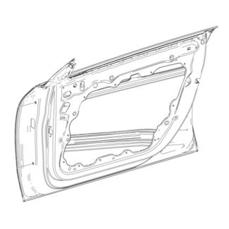 Original Mercedes-Benz Fahrertür vorne rechts CLA 118 A1187202201