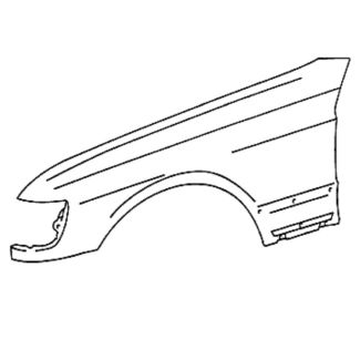 Original Mercedes-Benz Kotflügel vorne links S-Klasse C126 SEC A1268811901