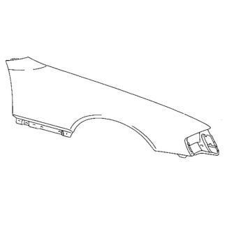 Original Mercedes-Benz Kotflügel vorne links mit Blinkerloch SL R129 A1298800318