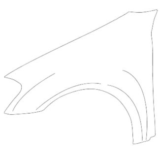 Original Mercedes-Benz Kotflügel vorne links ML W164 A1648810101 