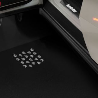 Original Mercedes-Benz AMG LCD-Projektor mit animiertem Mercedes-Maybach Pattern S-Klasse 223 EQS 296 A2238209005