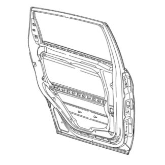 Original Mercedes-Benz Fondtür hinten links B-Klasse W245 A1697302105