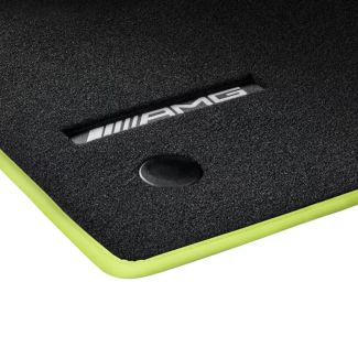 Original Mercedes-Benz AMG Veloursmatten 3-teilig mit AMG Weblogo CLA A17468083006C83