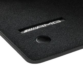 Original Mercedes-Benz AMG Veloursmatten 3-teilig mit AMG Weblogo CLA A17468083009J74