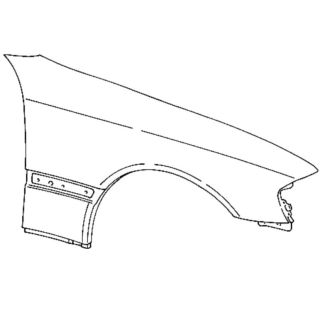 Original Mercedes-Benz Kotflügel vorne rechts C-Klasse W202 ohne Blinkerloch A2028810201