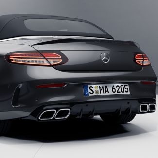 Original Mercedes-Benz AMG Heckspoiler iridiumsilber C-Klasse A205 Cabriolet A20579016009775