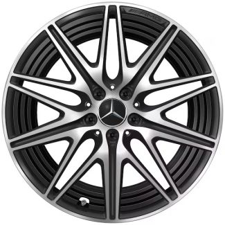 Original Mercedes-Benz AMG Alufelge 9,5 J x 20 ET 25,3 schwarz matt C-Klasse W206 C63S E Performance Vorderachse A2064001200