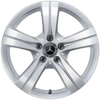 Original Mercedes-Benz Alufelge 7 J x 17 ET 44,5 vanadiumsilber C-Klasse 206 A20640172007X45