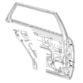 Original Mercedes-Benz Fondtür hinten links E-Klasse S211 T-Modell A2117300305