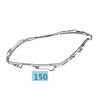 Original Mercedes-Benz Abdichtrahmen A2188260258