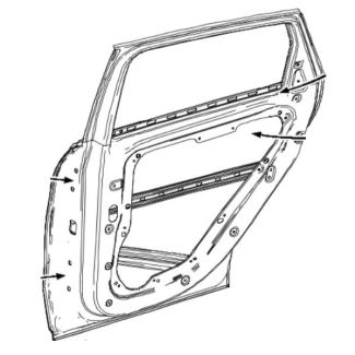 Original Mercedes-Benz Fondtür hinten rechts B-Klasse W246 W242 A2467300205
