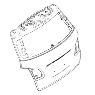 Original Mercedes-Benz Heckklappe B-Klasse W245 A1697401305