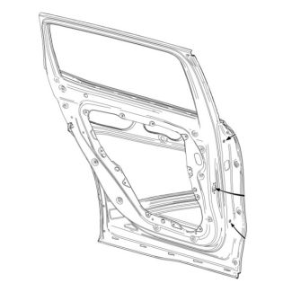 Original Mercedes-Benz Fondtür hinten links GLB X247 A2477300304