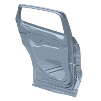 Original Mercedes-Benz Fondtür hinten links GLA H247 EQA H243 A2477305901