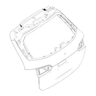 Original Mercedes-Benz Heckklappe B-Klasse W247 A2477403001