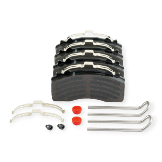 Original Mercedes-Benz Bremsbelagsatz 22,5" Vorderachse oder Hinterachse Actros Arocs 4 5 F Antos eActros Gen. 2 A9604200420