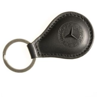 Original Mercedes-Benz Schlüsselanhänger Karo Tropfen Schwarz B66058306