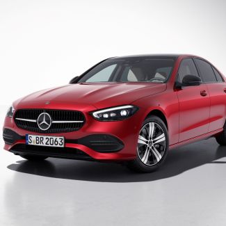Original Mercedes-Benz Kühlergrill AVANTGARDE Lamelle und Rahmen schwarz C-Klasse 206