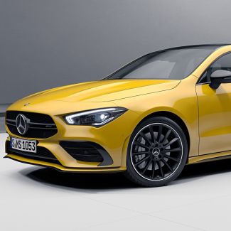 Original Mercedes-Benz Kühlergrill CLA35 AMG Design schwarz CLA 118