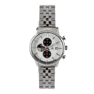 Original Mercedes-Benz Chronograph Armbanduhr Classic Edelstahl mit Seiko Uhrwerk MBT0189