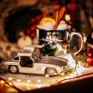 Original Mercedes-Benz Modellauto 300 SL Basic 1:24 Silber B66056163