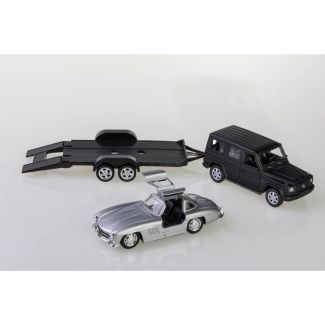 Original Mercedes-Benz Modellauto G-Klasse/300 SL Trailer Set 1:38 B66057952