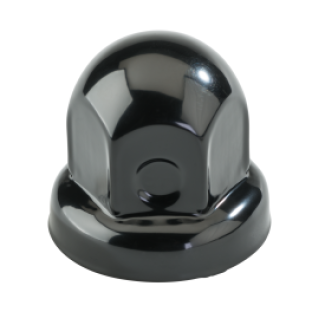 Original Mercedes-Benz Radmutternschutzkappe für Stahlfelge (32mm Schlüsselweite) Edelstahl schwarz B67520629