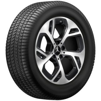 Original Mercedes-Benz Winterkomplettradsatz 235/60 R18 103H + 255/55 R18 109H XL Continental WinterContact TS 850 P MO GLC 254 Q440141113460G1 Q440141113470G1