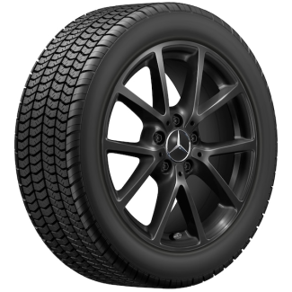 Original Mercedes-Benz Winterkomplettradsatz 205/55 R17 95H XL + 225/50 R17 98H XL Goodyear UltraGrip Performance 3 MO CLA 174 178 Q44014141107A-110A
