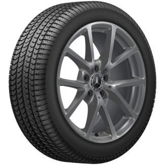 Original Mercedes-Benz Winterkomplettradsatz 245/45 R18 100V XL Michelin Pilot Alpin PA4 MO CLE 236 Q440141512960G2