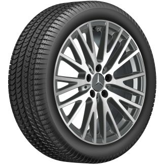 Original Mercedes-Benz Winterkomplettradsatz 225/45 R18 91H Bridgestone Blizzak LM001 MO A-Klasse 177 B-Klasse 247 CLA 118 Q440141911620G1 Q440141911630G1