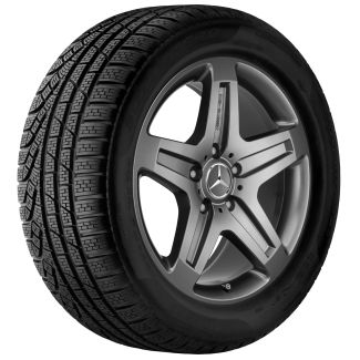 Original Mercedes-Benz AMG Winterkomplettradsatz 265/55 R19 109H XL Dunlop Grandtrek WT M3 MO DOT 2023 G-Klasse W463 G63 AMG Q4403012103600J2023 Q4403012103700J2023