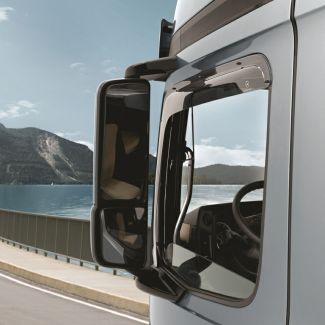 Original Mercedes-Benz Seitenfensterwindabweiser paar getönt Actros 4 5 Antos Arocs 963 964 B67530025