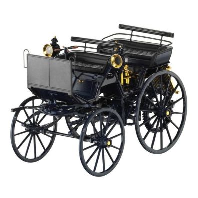 Original Mercedes-Benz Modellauto Daimler Motorkutsche 1886 blau 1:18 B66041416