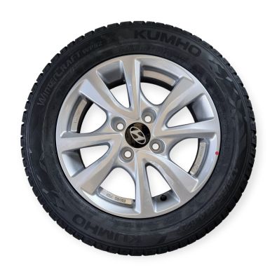 Original Hyundai Winterkomplettradsatz 175/65R 14 82T Kumho WP52 i10 (AC3) 999WR020113352
