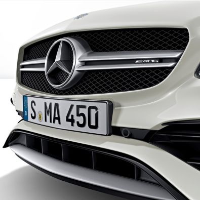 Original Mercedes-Benz Kühlergrill A45 AMG Design silberchrom A-Klasse 176 Facelift