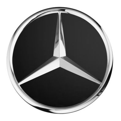 Original Mercedes-Benz Radnabenabdeckung schwarz matt A00040027009283